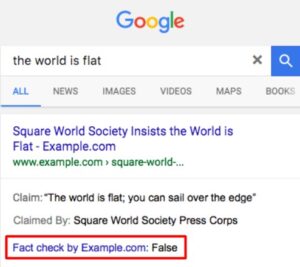 Factcheck structured data