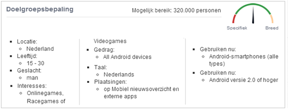 Mogelijkheden Facebook doelgroepen